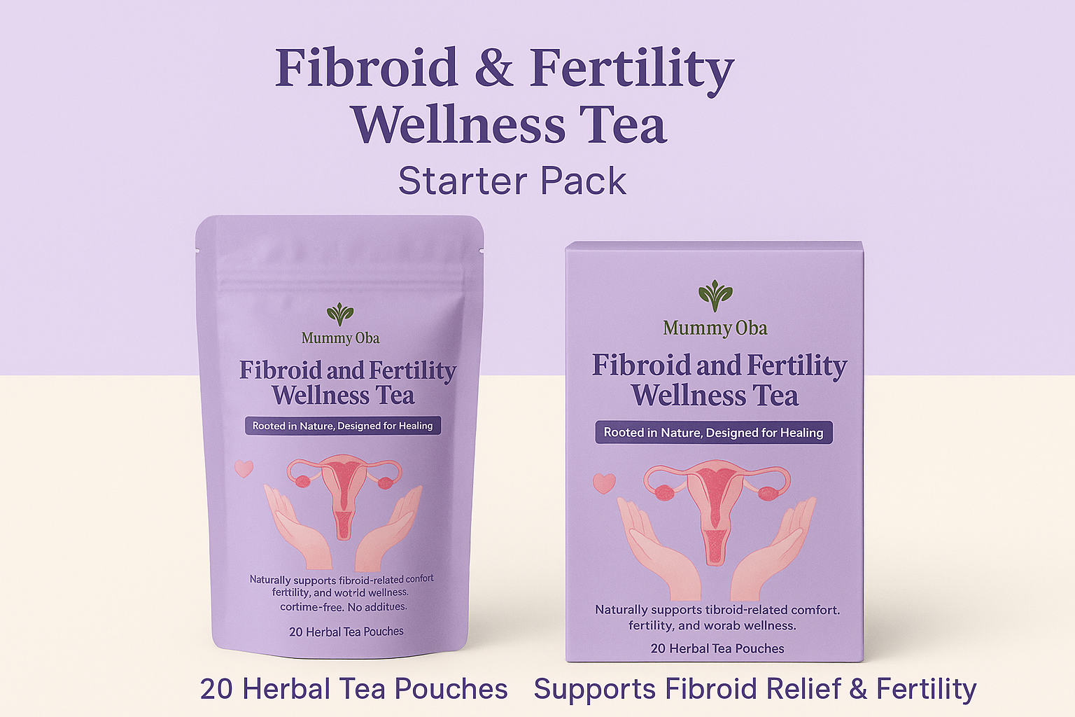 Fibroid and Fertility Wellness Tea (Double Pack of 40)